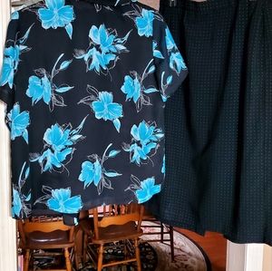 TANJAY Blouse and Skirt